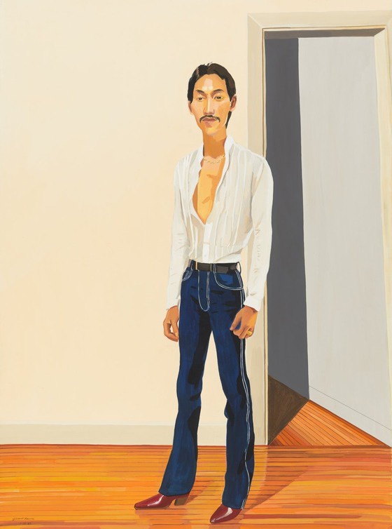 GILBERT LEWIS: Untitled (Designer Jeans), 1982.